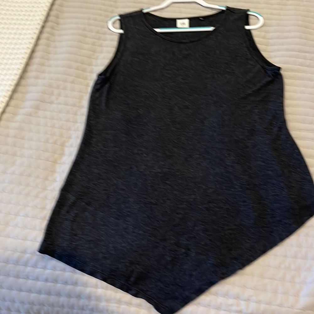 CAbi asymmetrical hem sleeveless t
